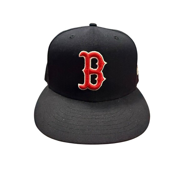 New Era Other - New Era Boston Red Sox 59FIFTY Authentic On-Field Fitted Hat Black 7 1/4